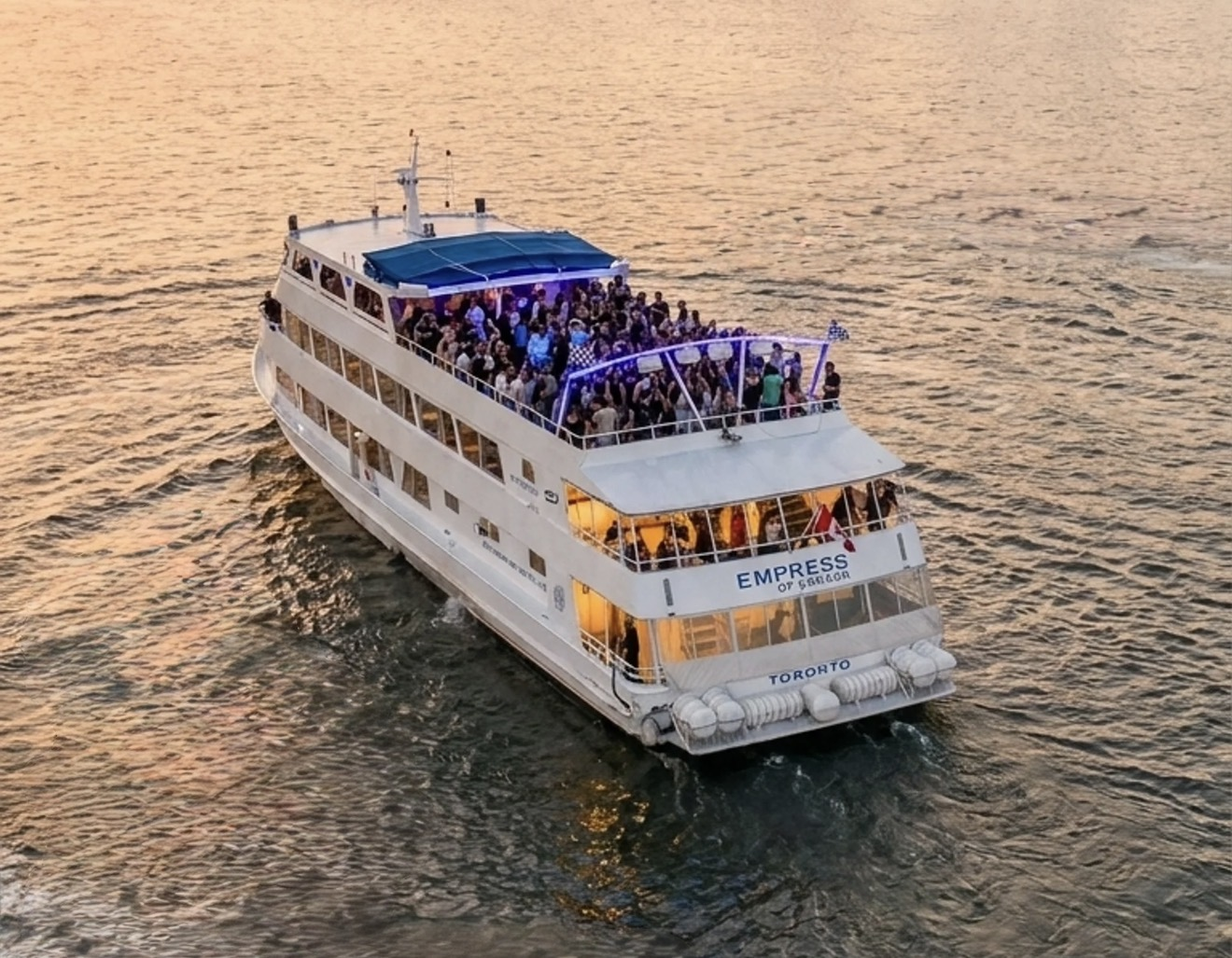 Empress of Canada cruising Toronto Harbour